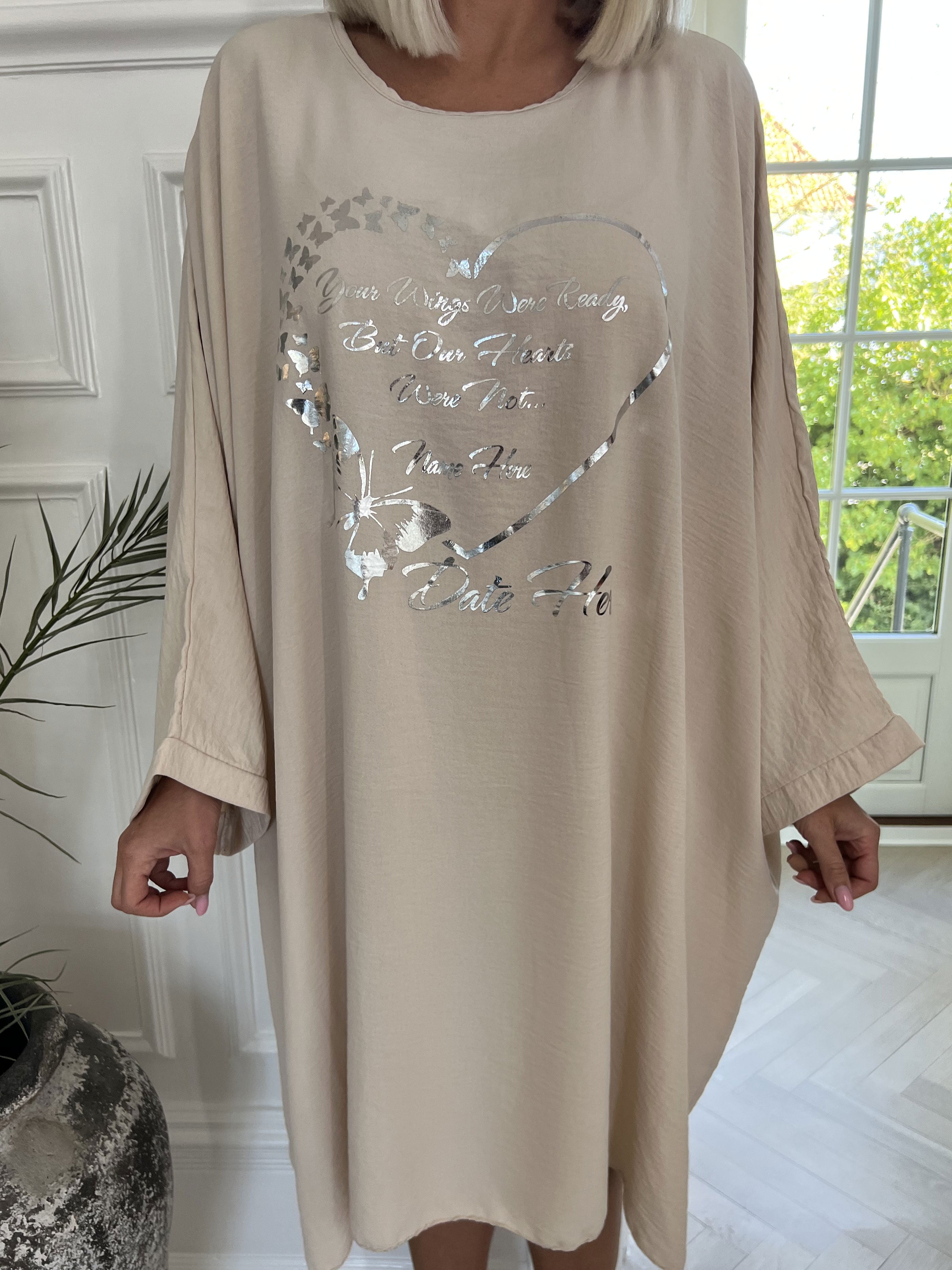 Hope - Oversize kjole med motiv